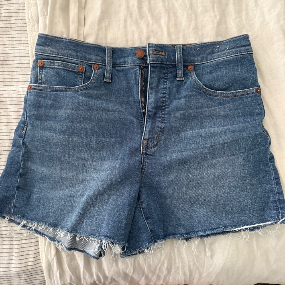Madewell cut off shorts jorts stretch jeans